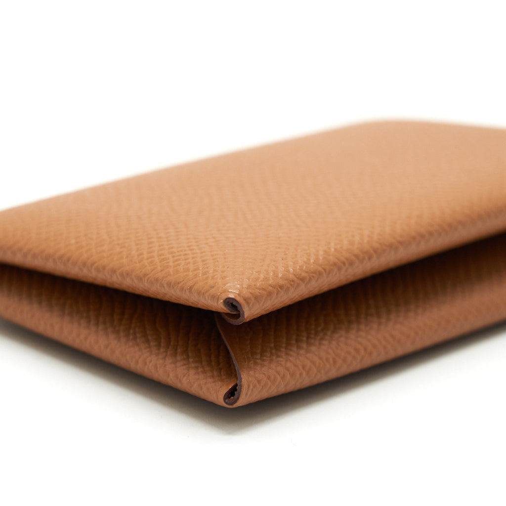 hermes-calvi-card-holder-gold