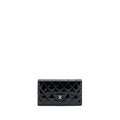 chanel-classic-flap-long-wallet-patent-black-shw