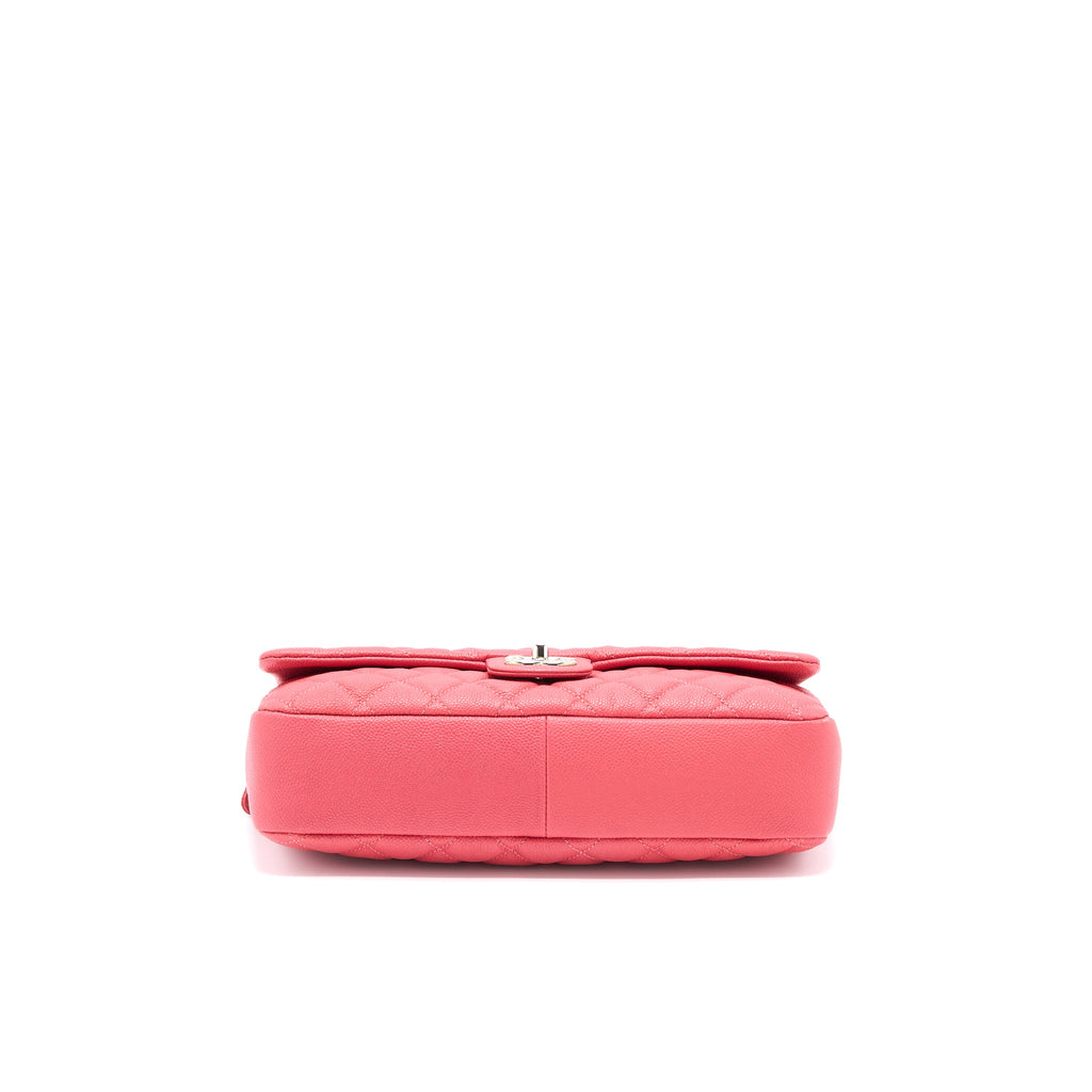 chanel-easy-flap-bag-caviar-pink-shw