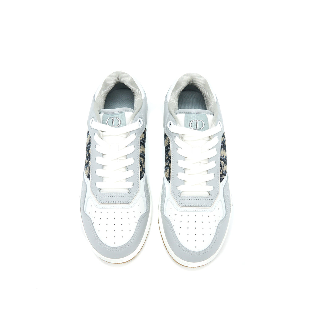 dior-size-39-b27-low-top-sneaker-calfskin-oblique-jacquard-beige-blue-grey