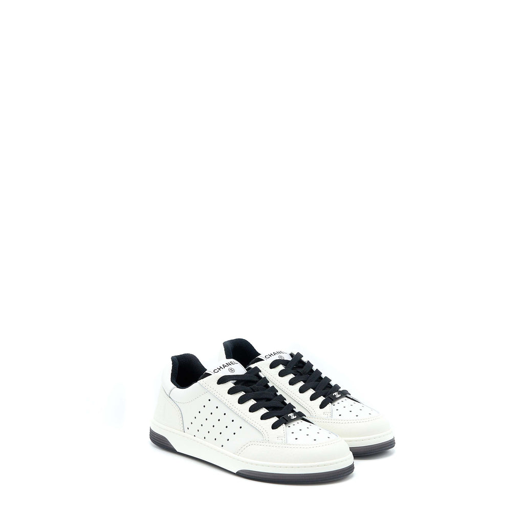 chanel-size-37-5-letter-cc-logo-sneaker-calfskin-suede-black-white