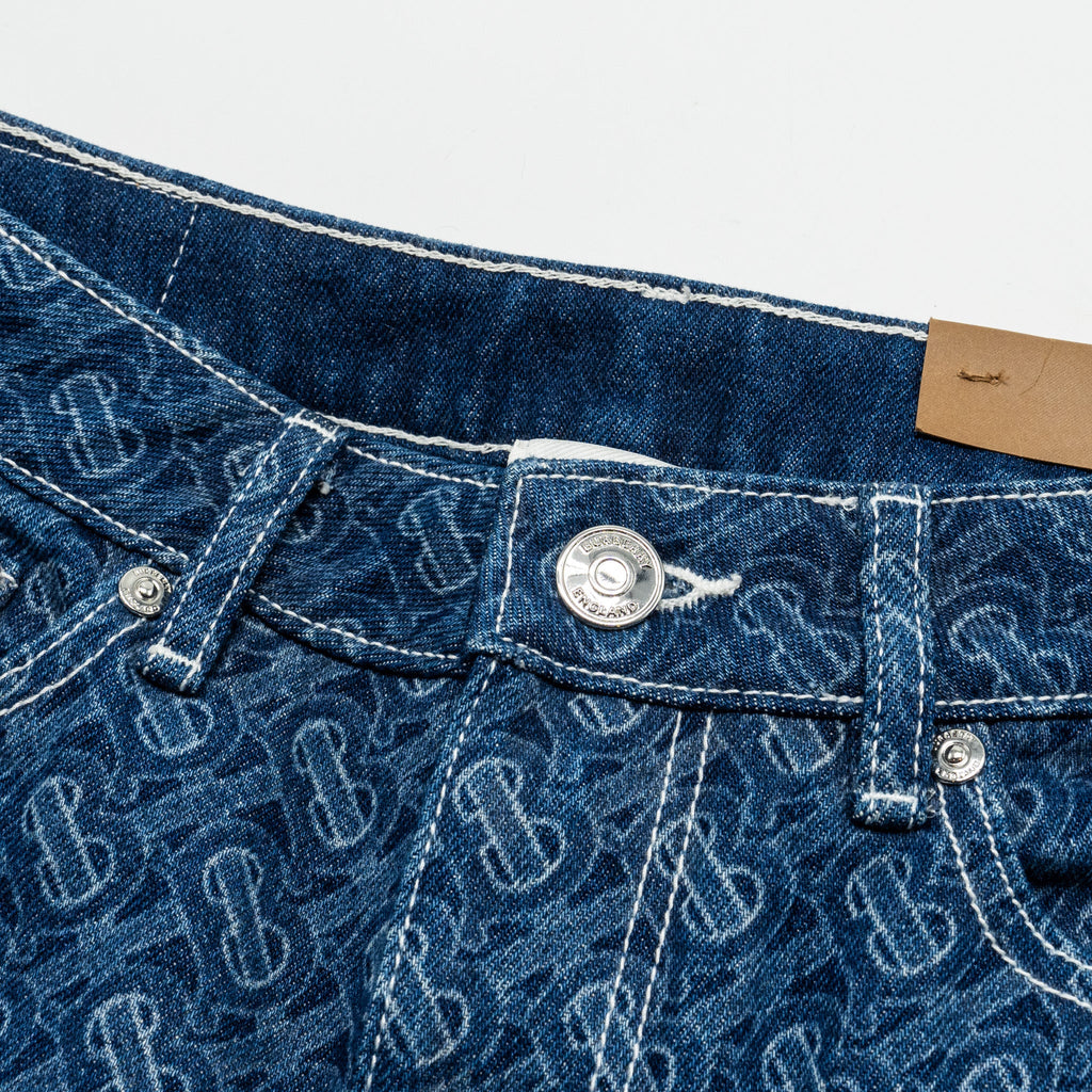 burberry-size-25-skinny-mid-rise-monogram-pattern-denim-jeans-cotton-blue