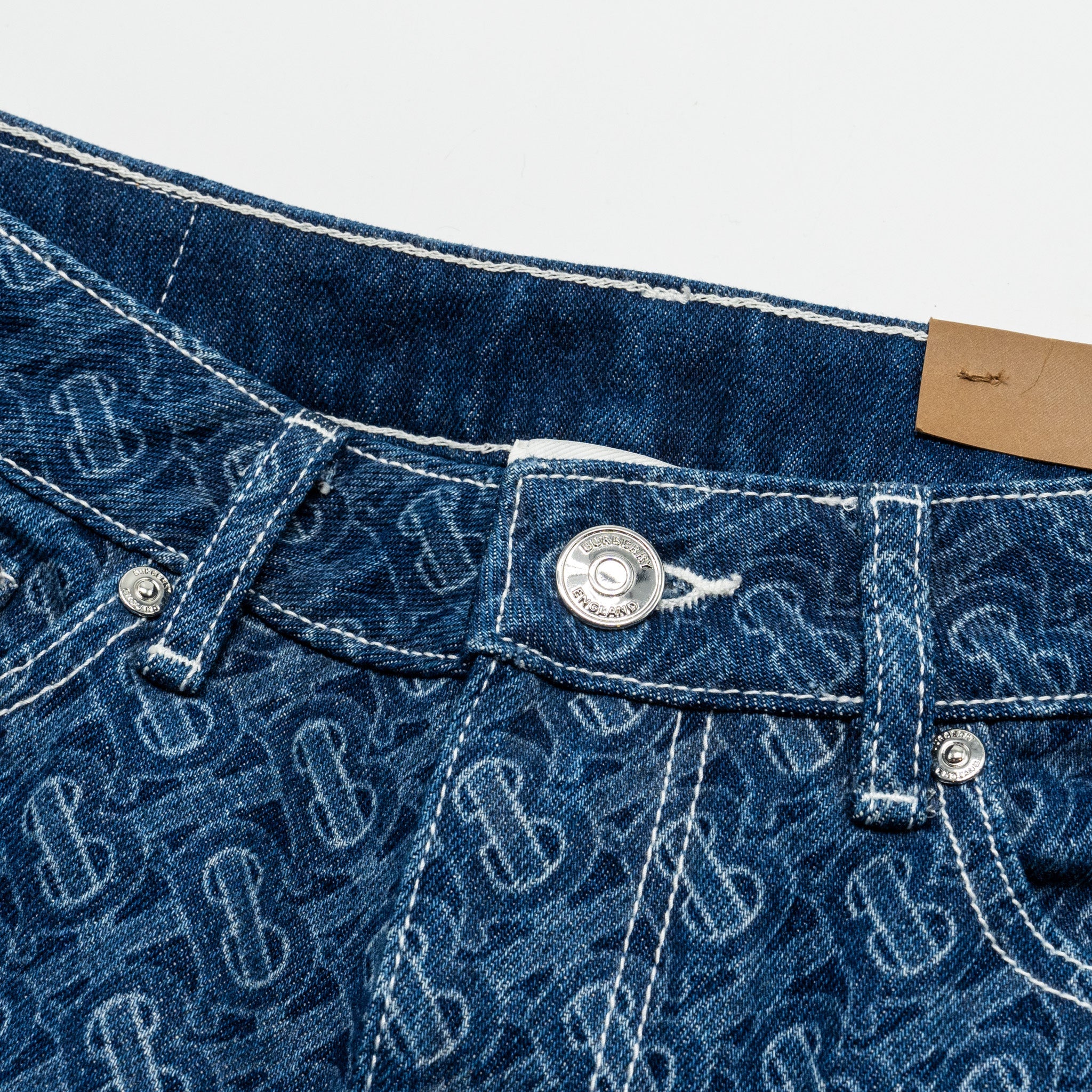 burberry-size-25-skinny-mid-rise-monogram-pattern-denim-jeans-cotton-blue