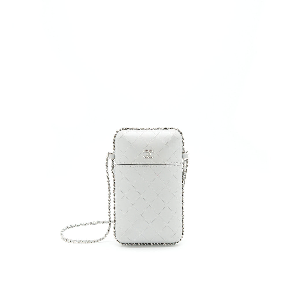 chanel-grey-vanity-case-for-phone-with-chain
