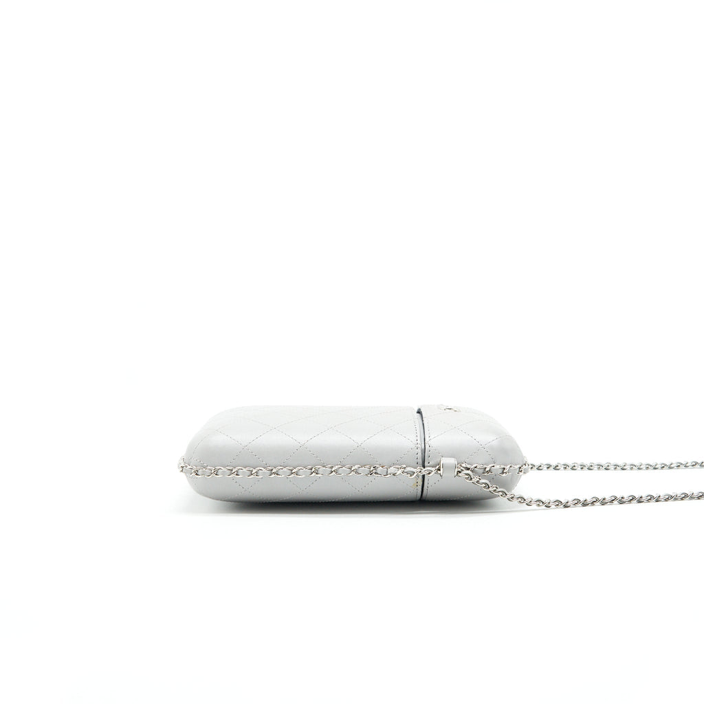 chanel-grey-vanity-case-for-phone-with-chain