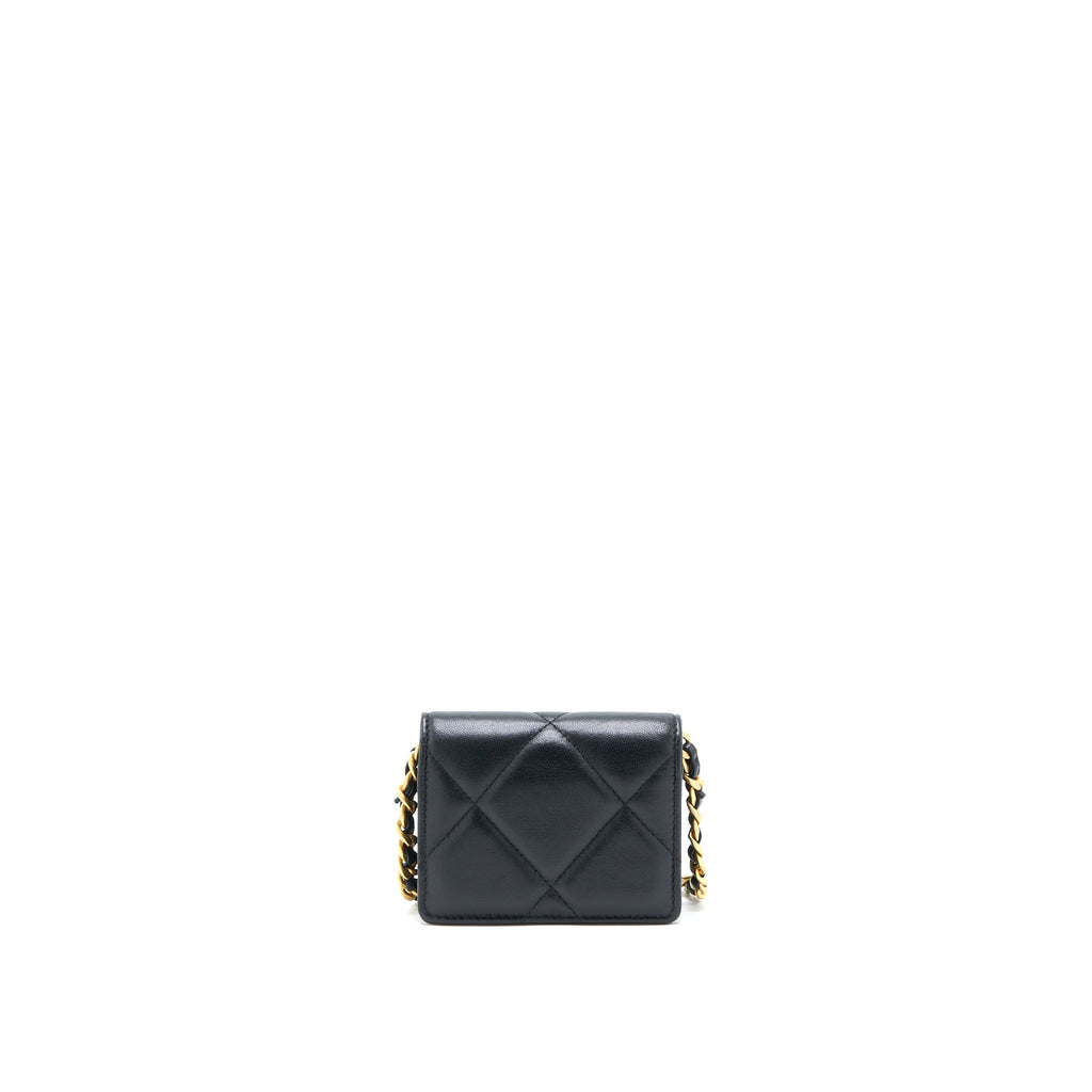 chanel-19-flap-card-holder-with-chain-black-multicolor-hardware