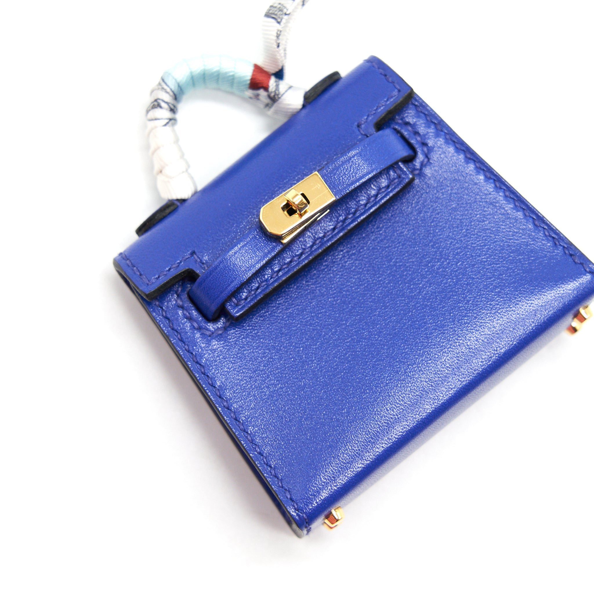 hermes-kelly-twilly-bag-charm-blue-electric-ghw