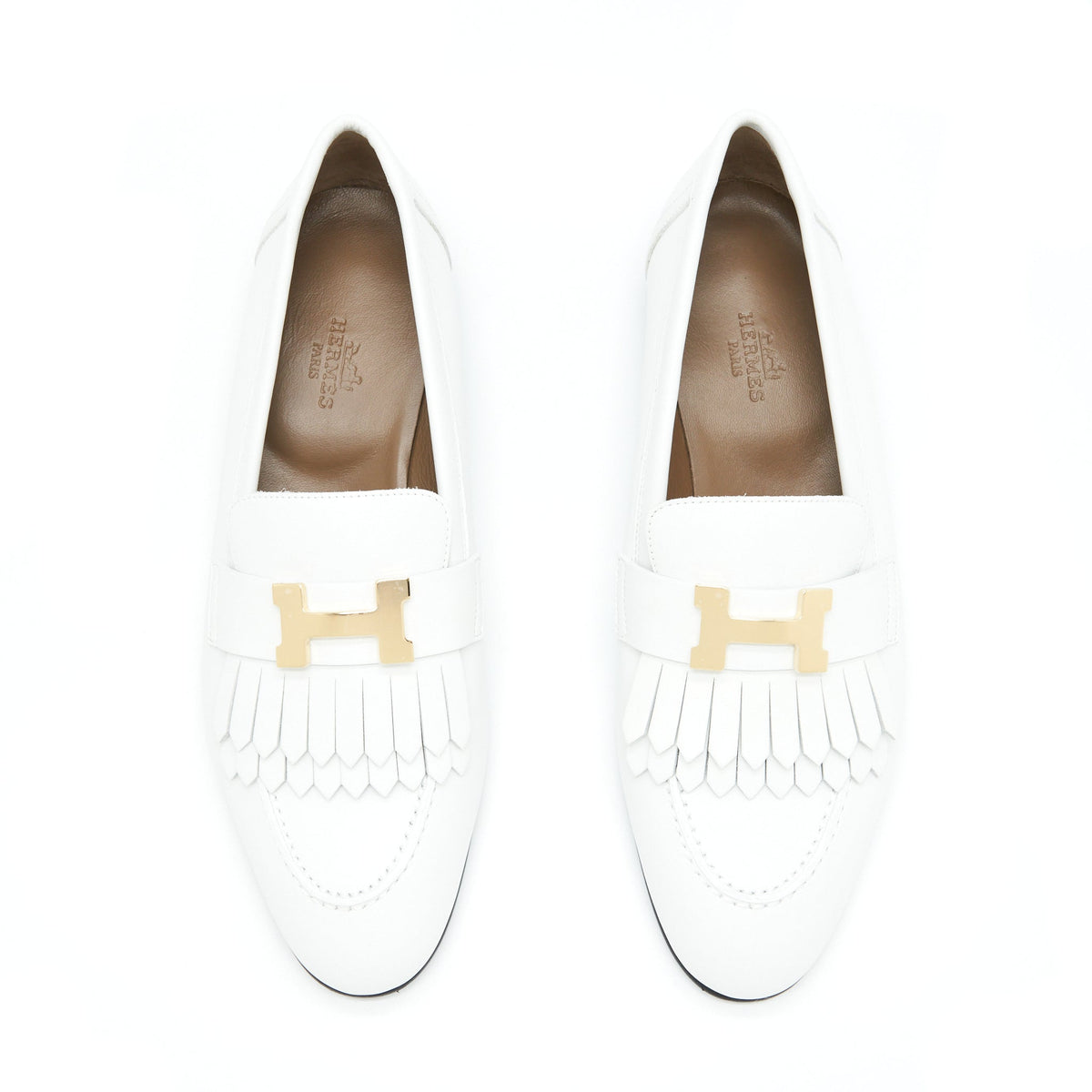 hermes-size-37-royal-loafer-white-ghw-1