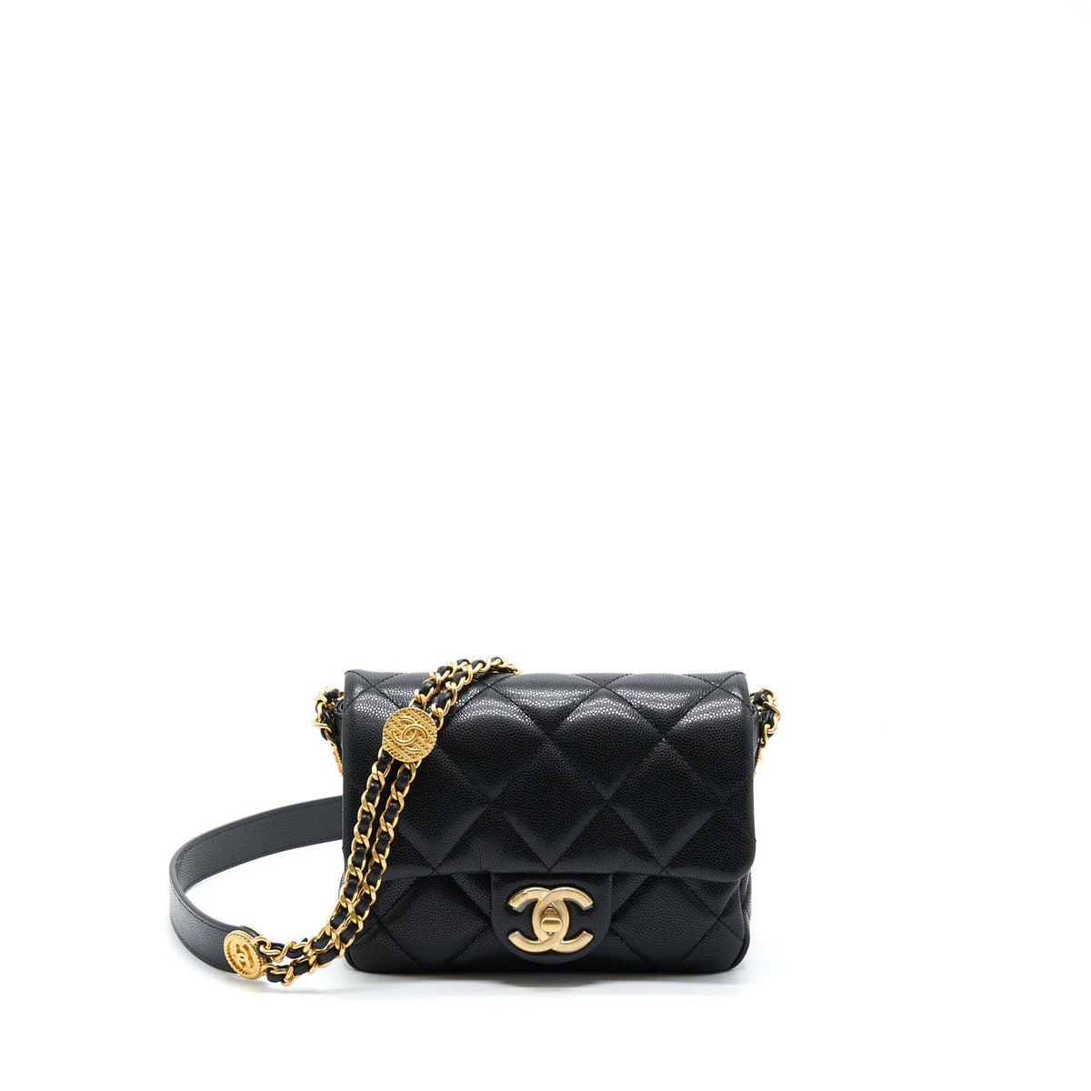 chanel-22a-mini-square-flap-bag-caviar-black-brushed-ghw-microchip