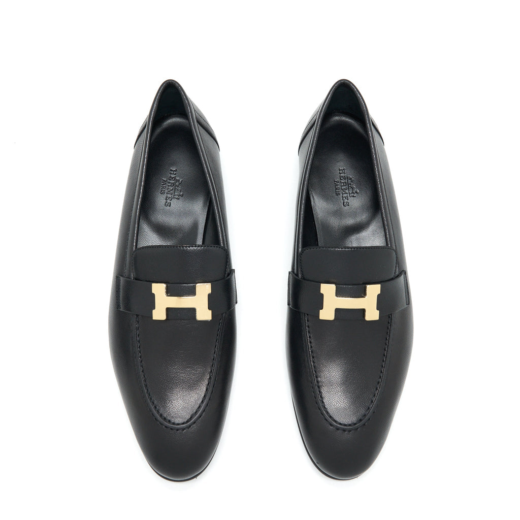 hermes-size-39-paris-loafer-black-ghw