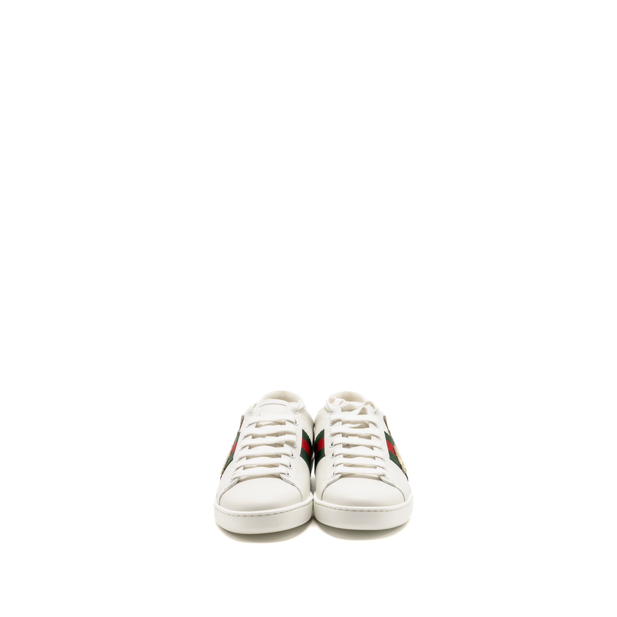 gucci-size-36-5-ace-trainer-with-bananya-leather-white-green