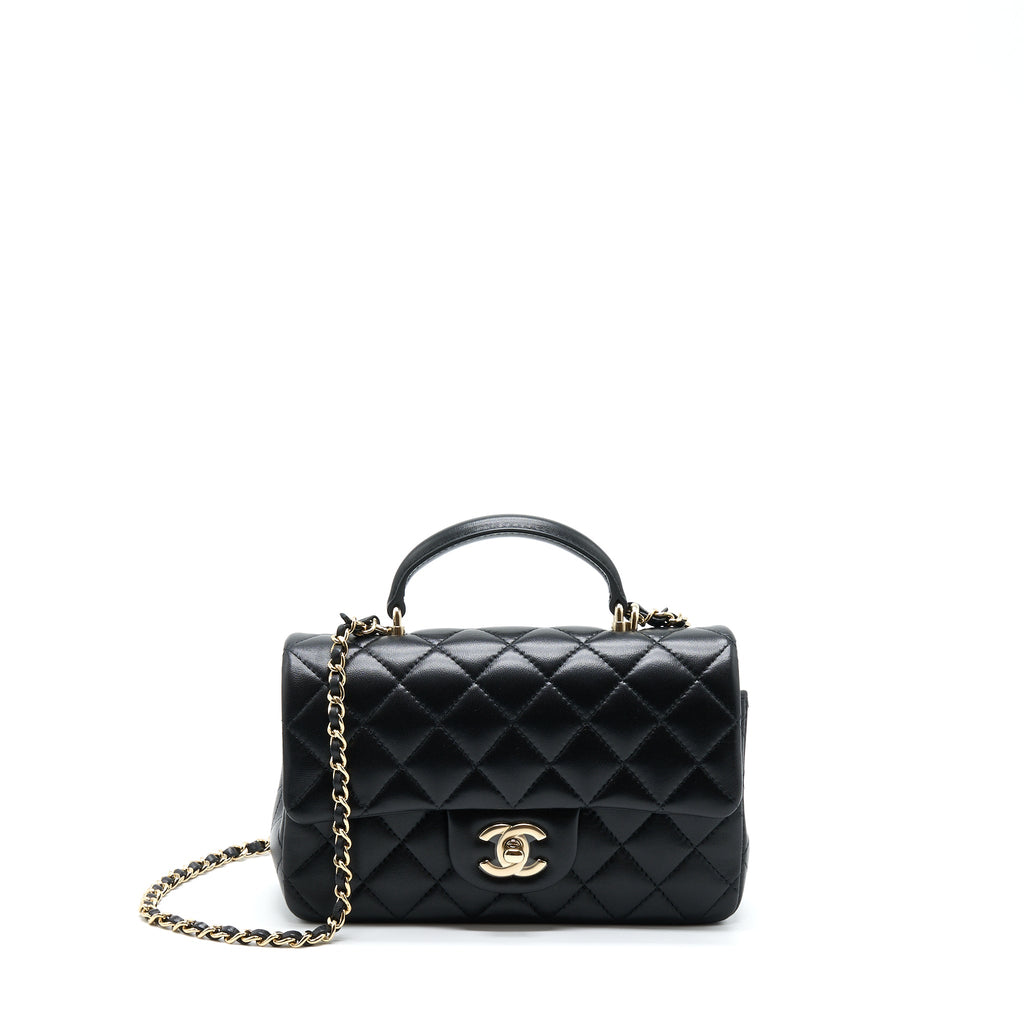 chanel-22a-top-handle-mini-rectangular-flap-bag-lambskin-black-ghw-microchip