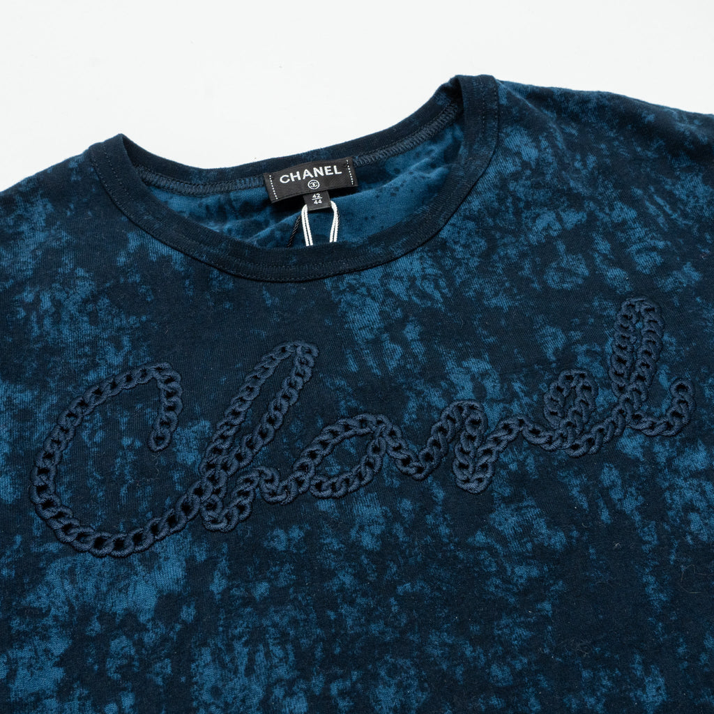chanel-20s-size-42-44-signature-logo-with-crystal-cc-logo-plaque-t-shirt-cotton-navy-blue