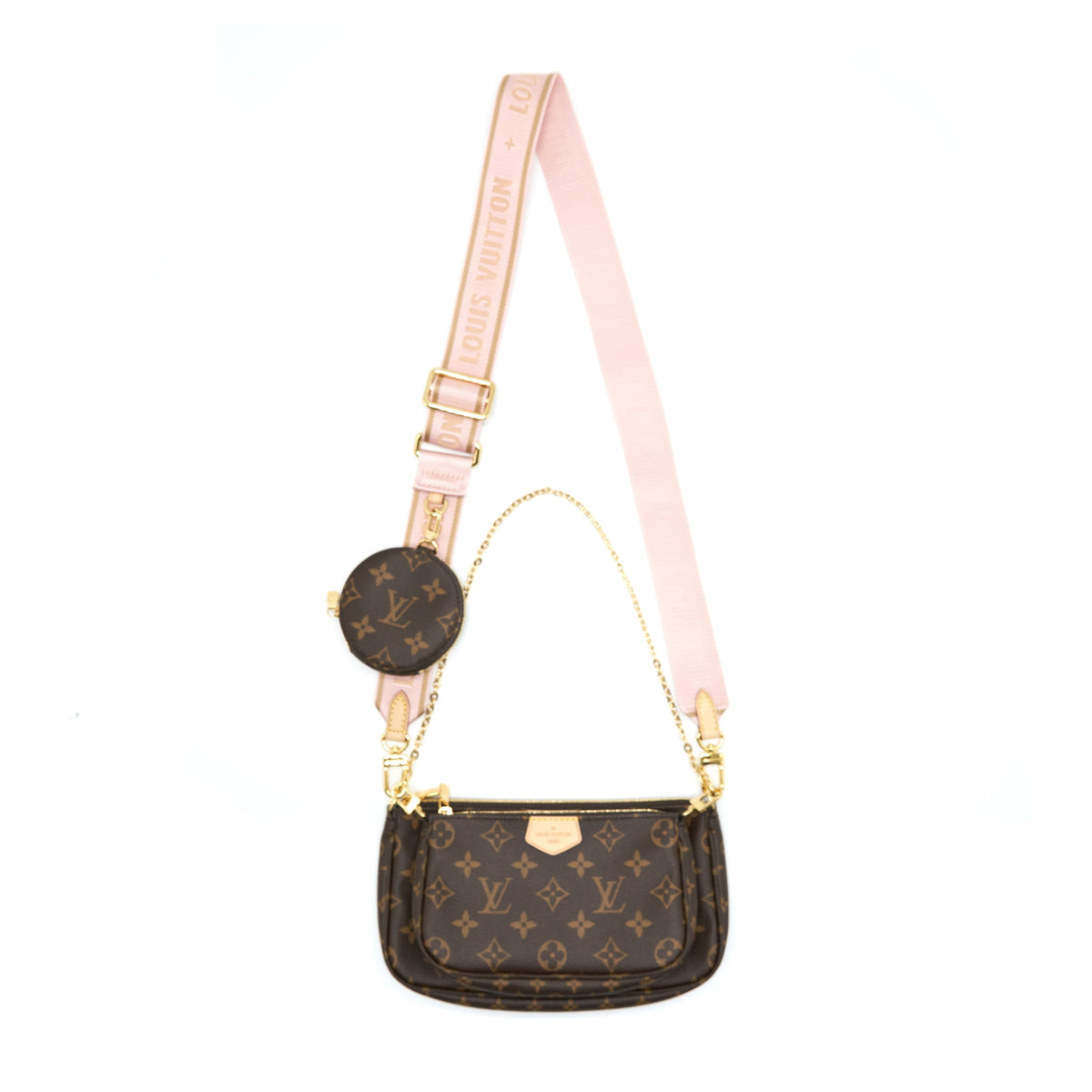 louis-vuitton-multi-pochette-accessories-monogram-canvas-with-rose-clair-strap-ghw-1