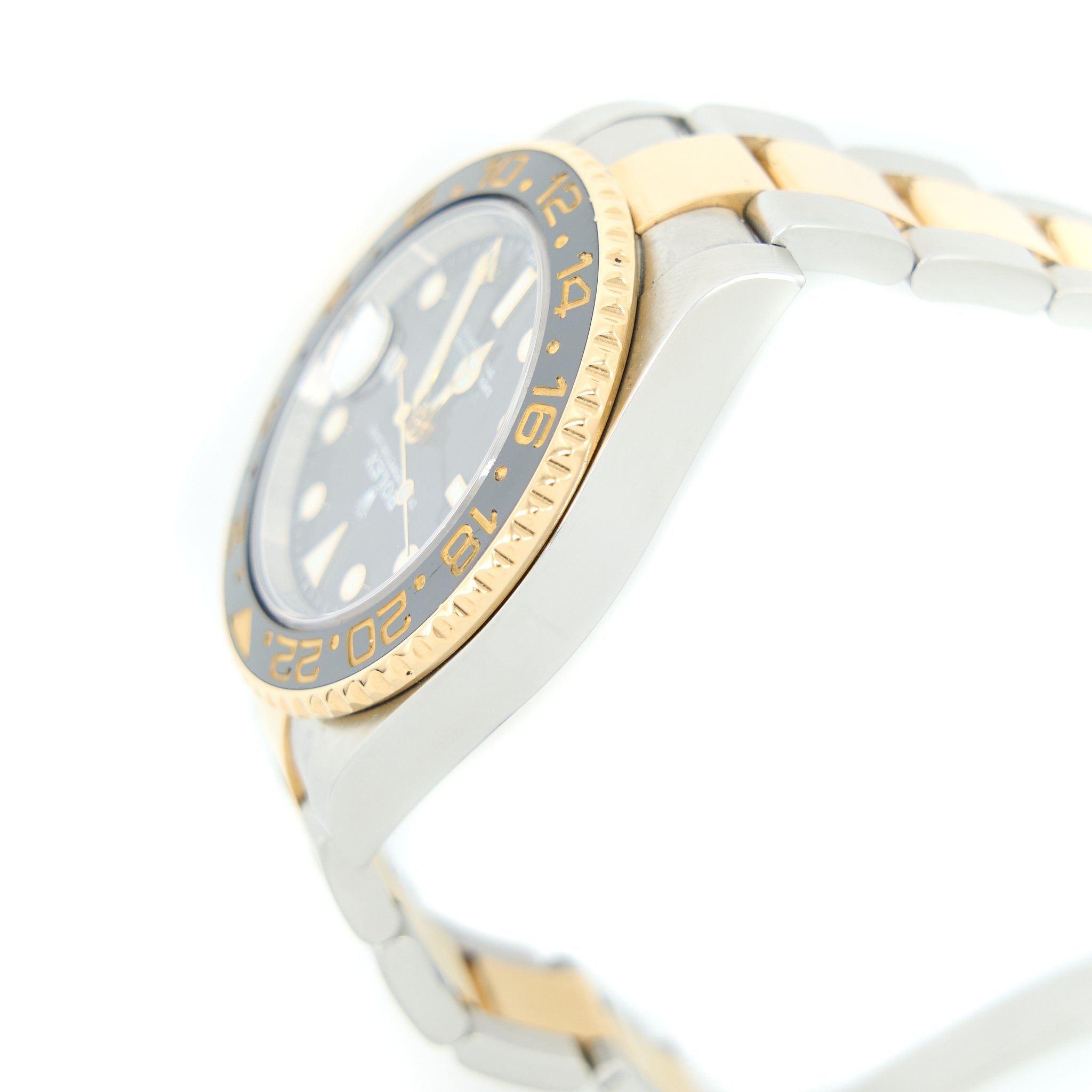 copy-of-rolex-gmt-master-ii-40mm-oystersteel-yellow-gold-black-dial-m116713ln