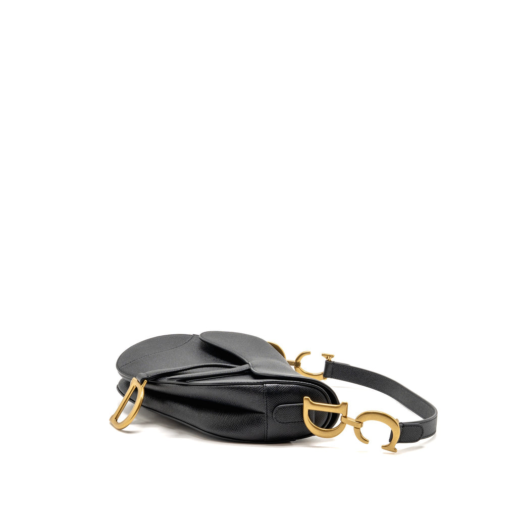 dior-medium-saddle-bag-grained-calfskin-black-ghw-2
