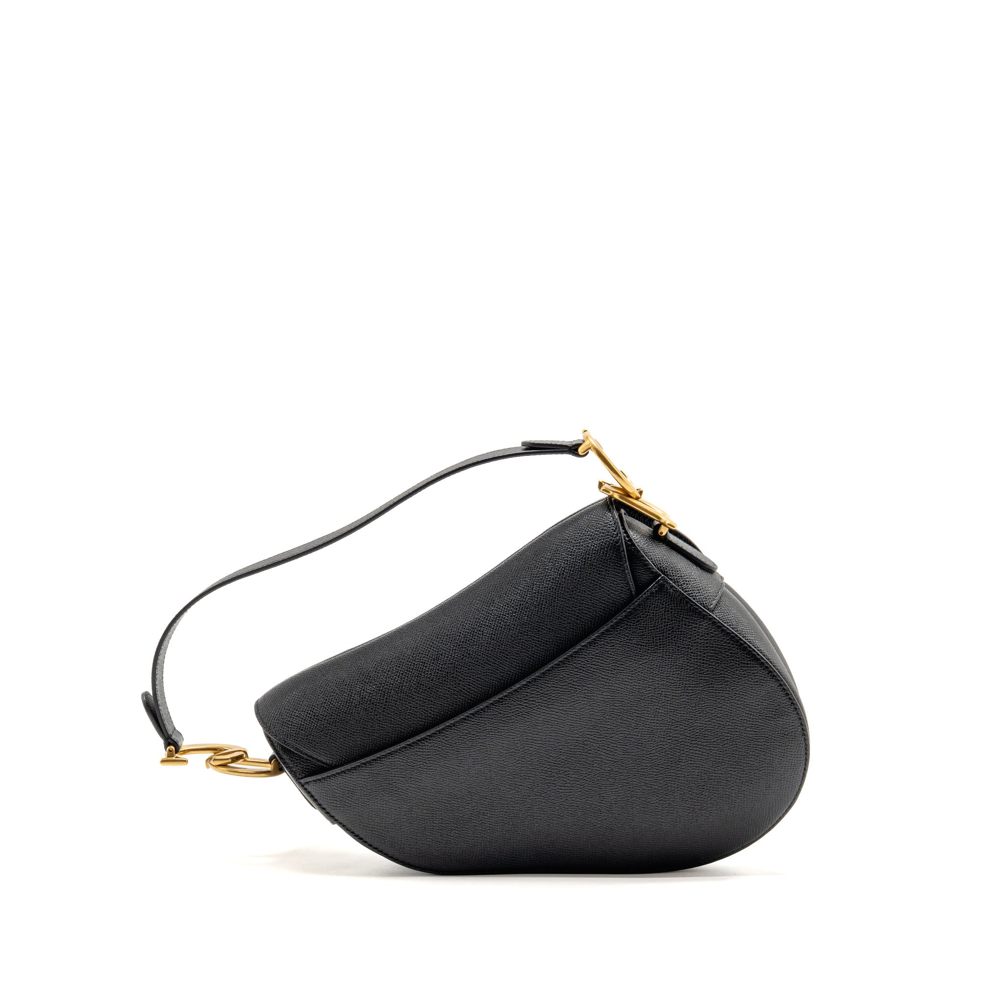 dior-medium-saddle-bag-grained-calfskin-black-ghw-2
