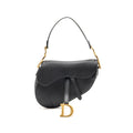 dior-medium-saddle-bag-grained-calfskin-black-ghw-2