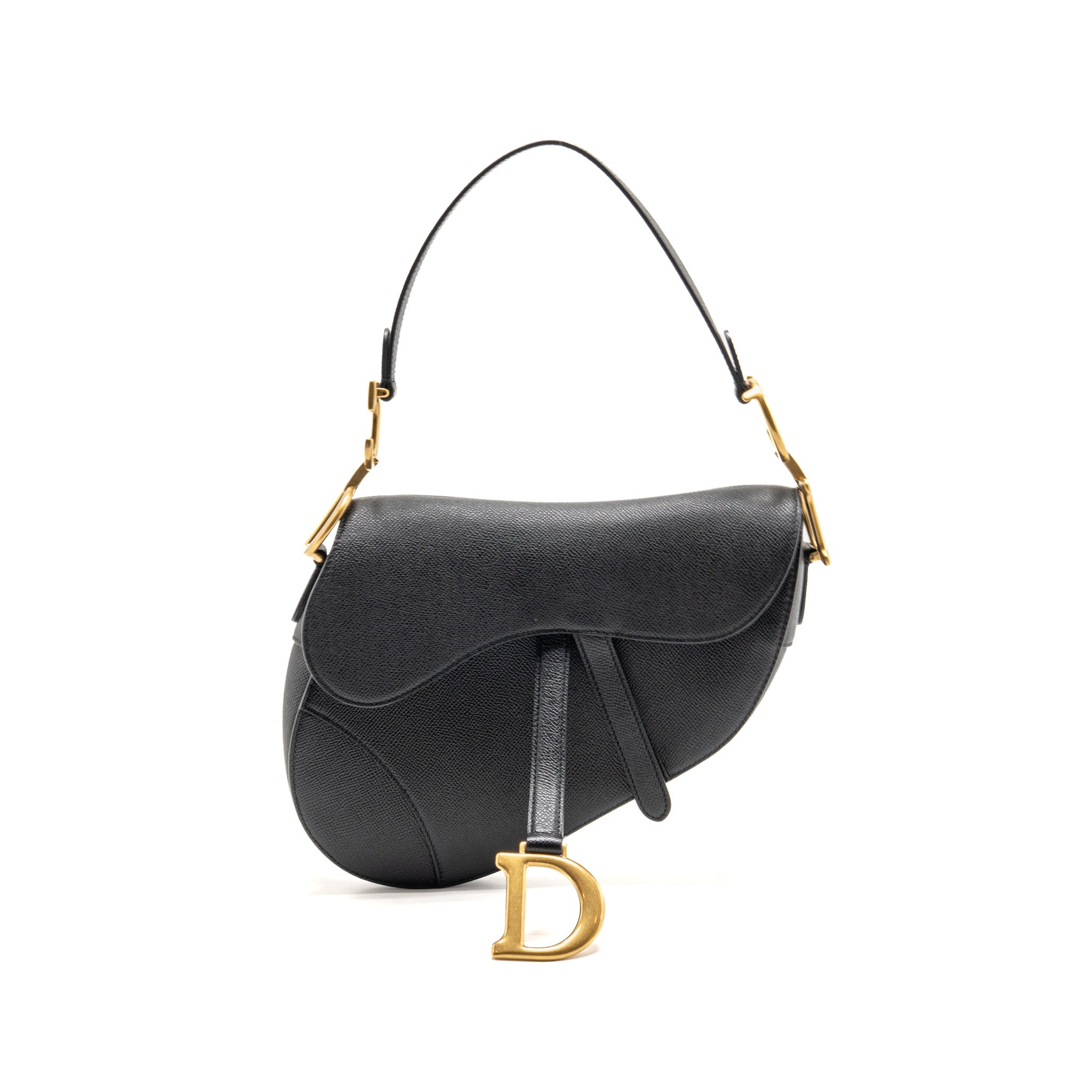 dior-medium-saddle-bag-grained-calfskin-black-ghw-2