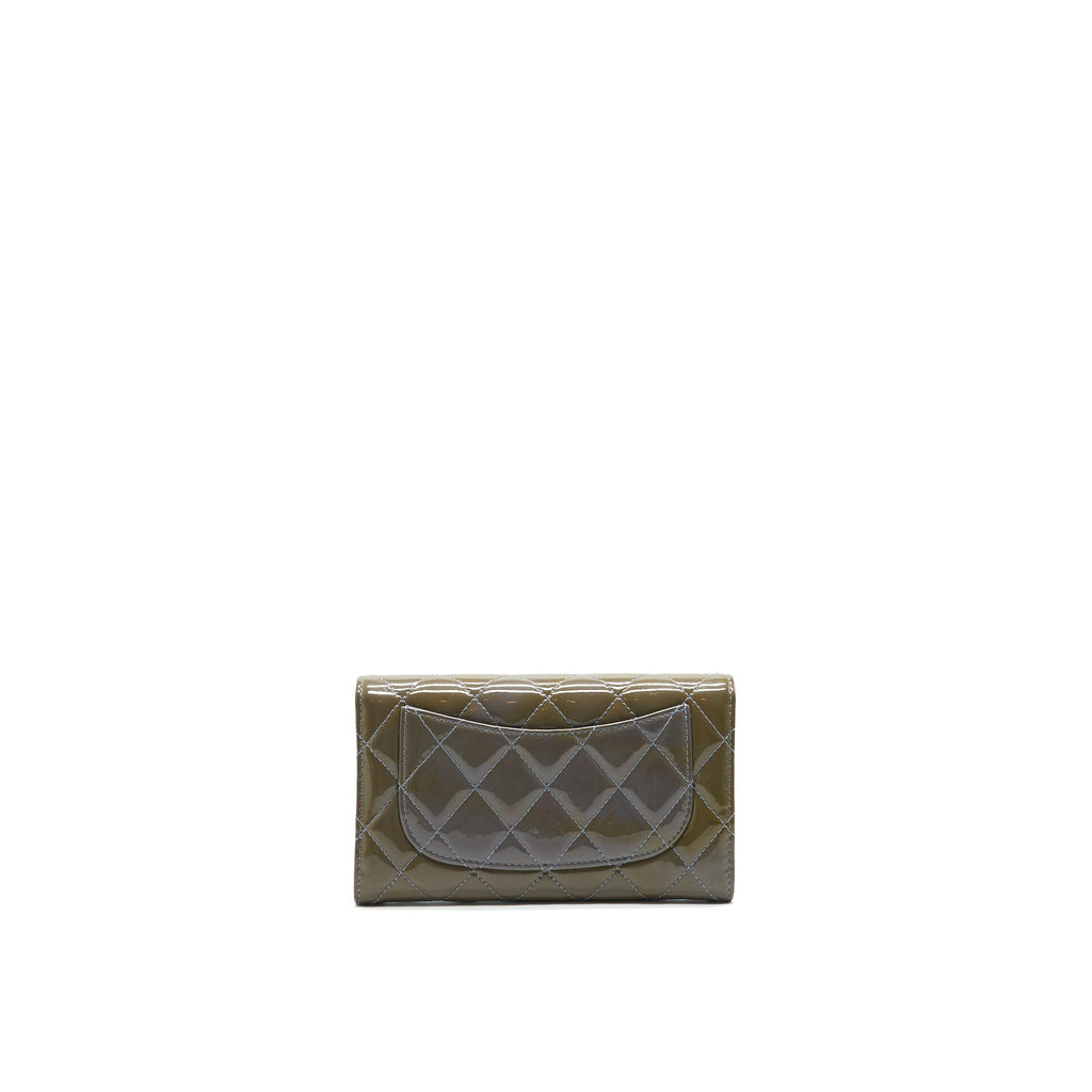 chanel-flap-long-wallet-patent-leather-grey-shw