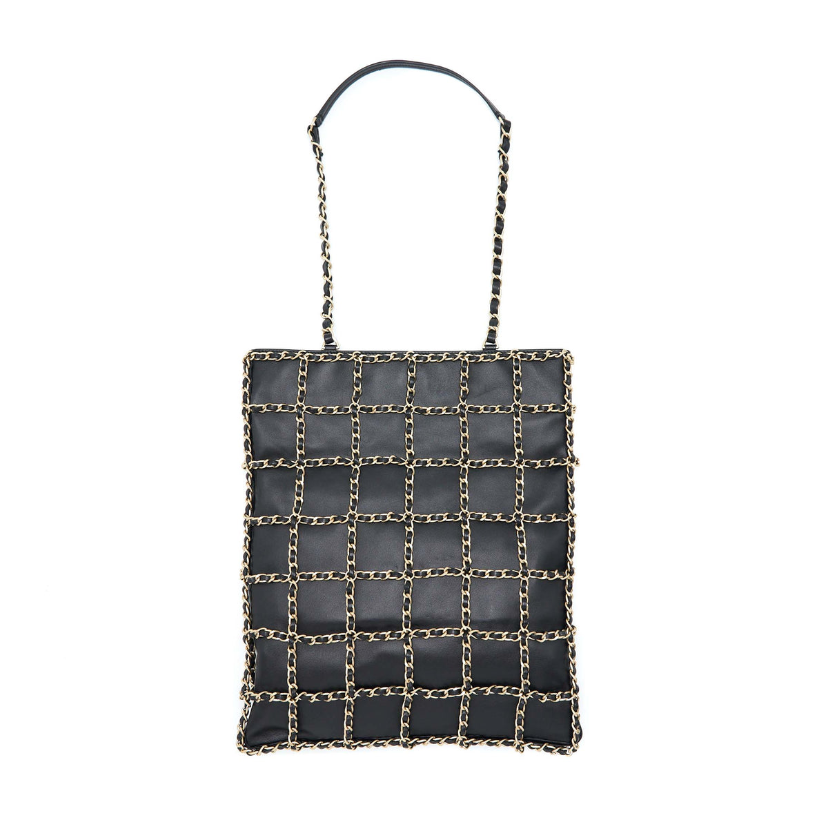 chanel-cruise-2020-black-chained-tote-bag-lambskin-black-lghw-copy-1