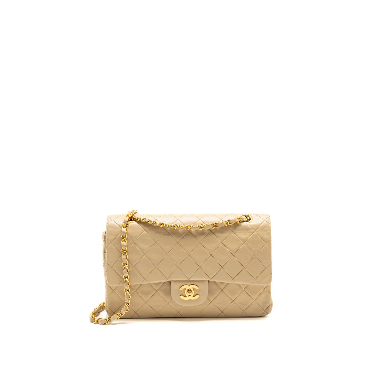 chanel-vintage-medium-classic-double-flap-bag-lambskin-beige-ghw