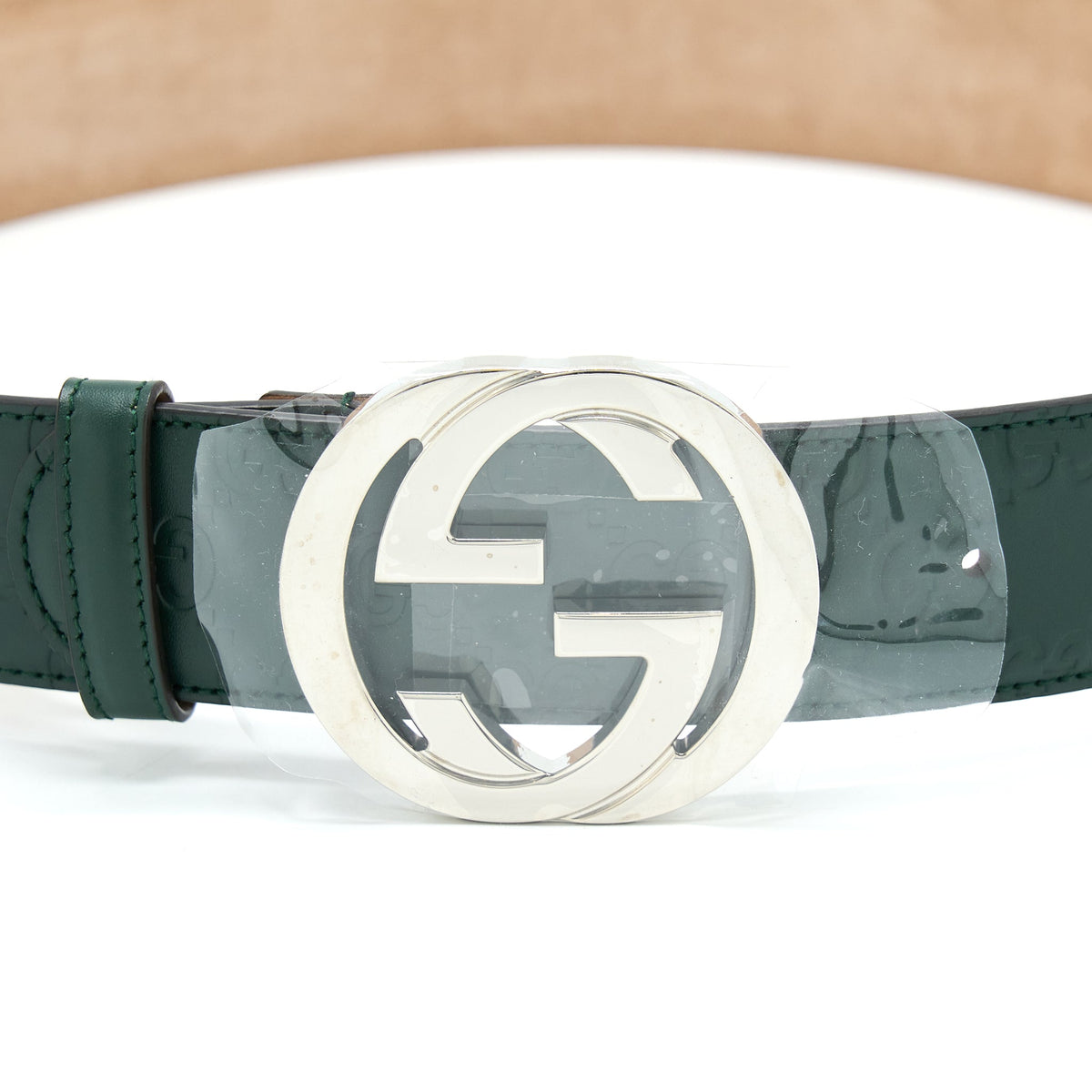 gucci-size-80-gg-buckle-leather-belt-green-shw
