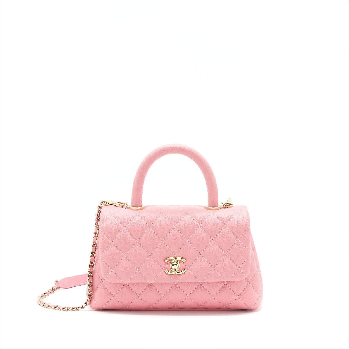 chanel-small-coco-handle-24cm-caviar-pink-lghw