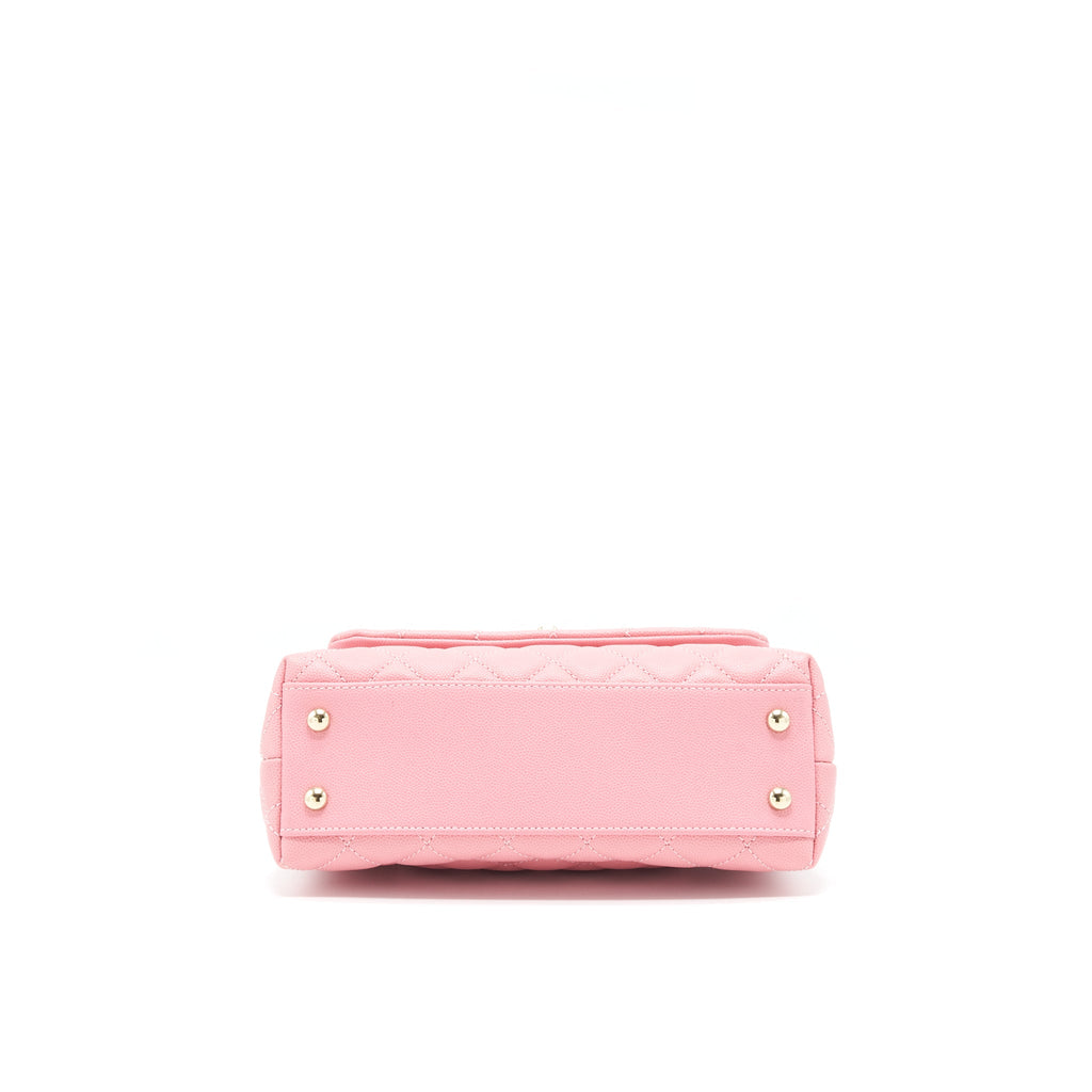 chanel-small-coco-handle-24cm-caviar-pink-lghw