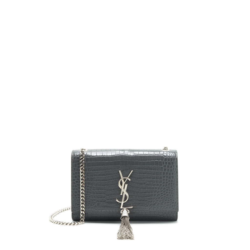 saint-laurent-small-kate-tassel-croc-embossed-calfskin-grey-shw