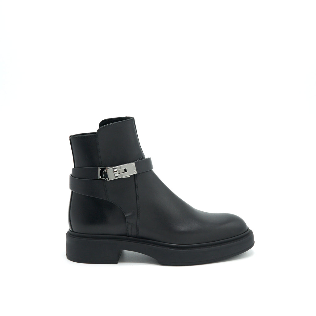 hermes-size-37-bottine-femme-veo-veau-black