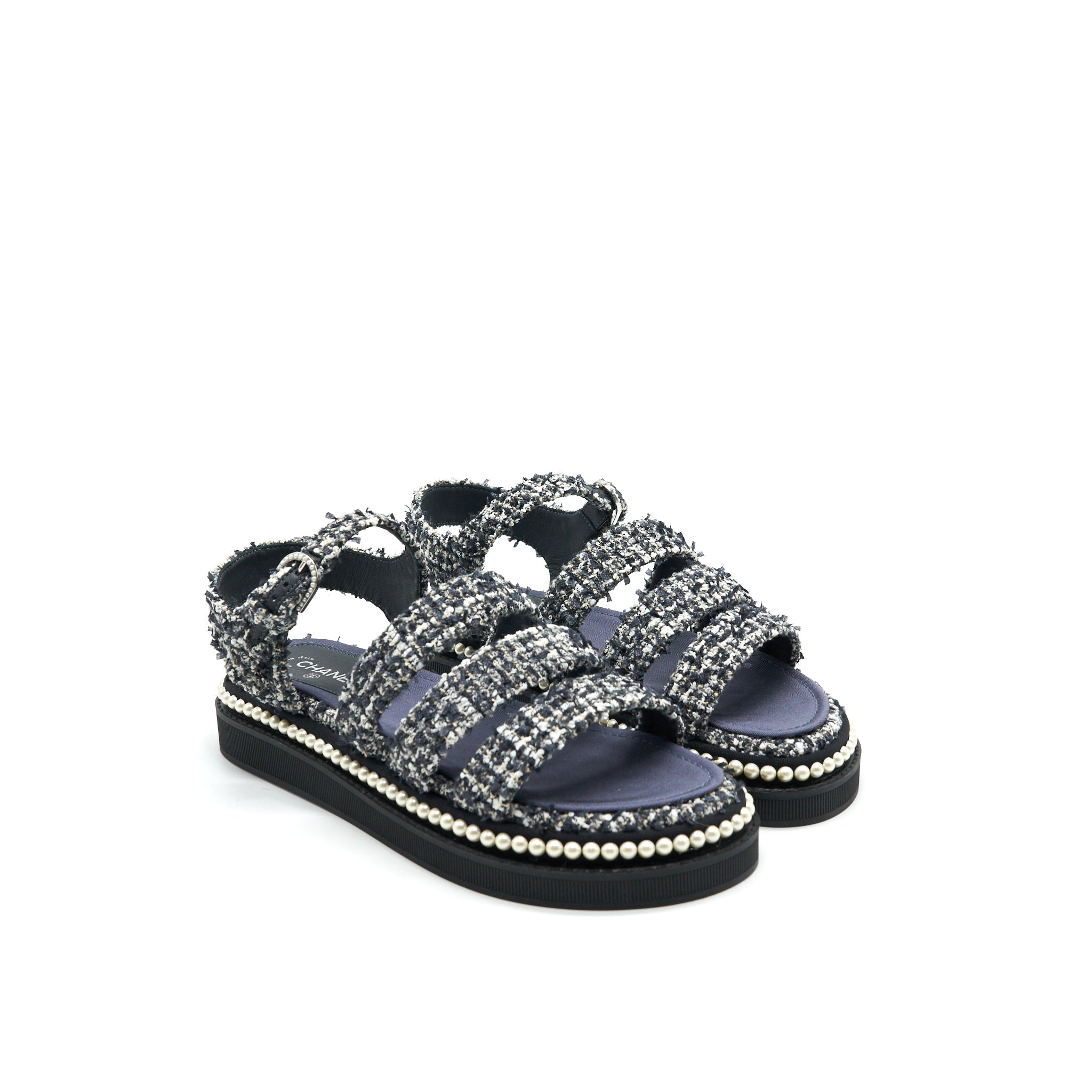 chanel-size-36-tweed-blue-dad-sandals