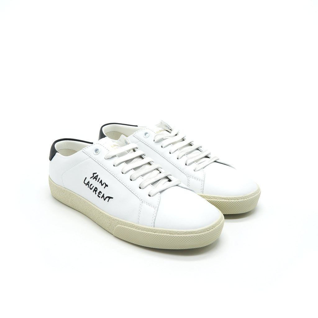 saint-laurent-size-37-court-classic-low-top-leather-sneakers