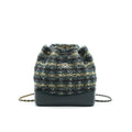 chanel-gabrielle-tweed-backpack-dark-green