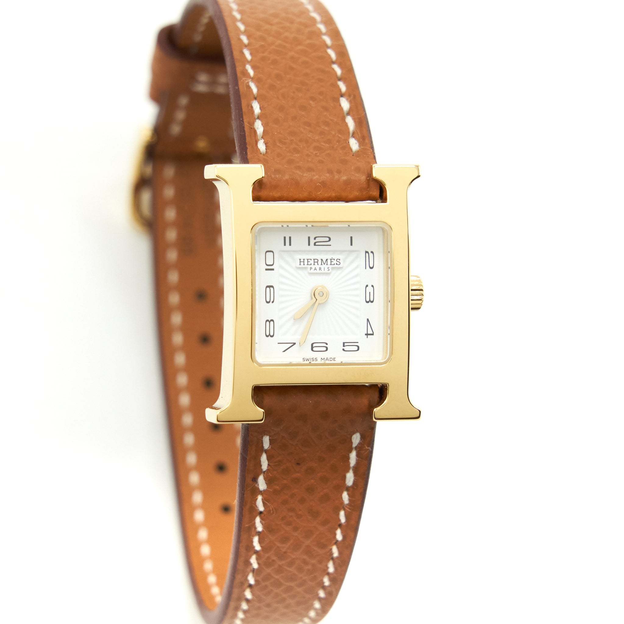 hermes-heure-h-watch-17-2-17-2cm-epsom-gold-ghw-with-extra-alligator-strap