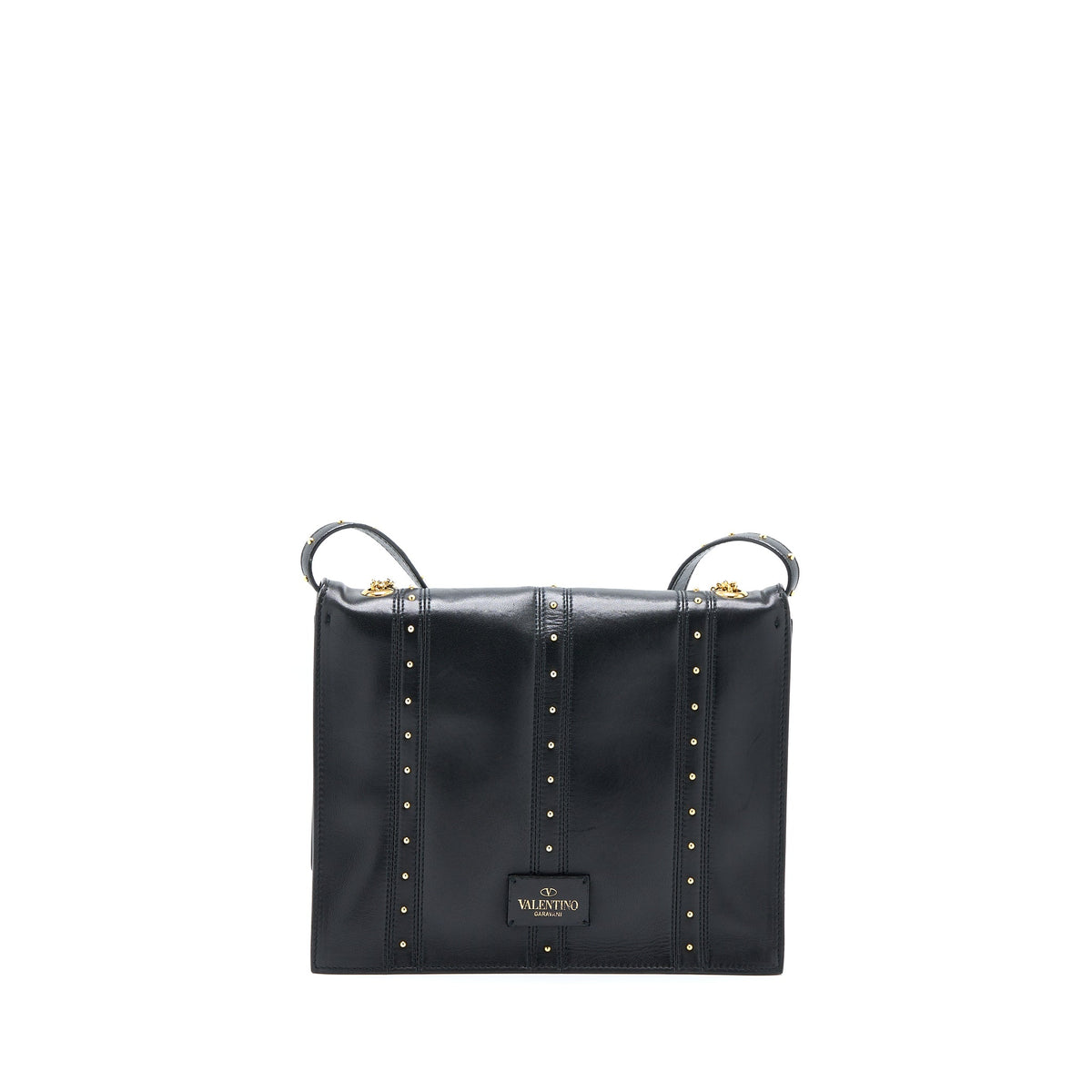 valentino-rockstud-flap-bag-lambskin-black-ghw