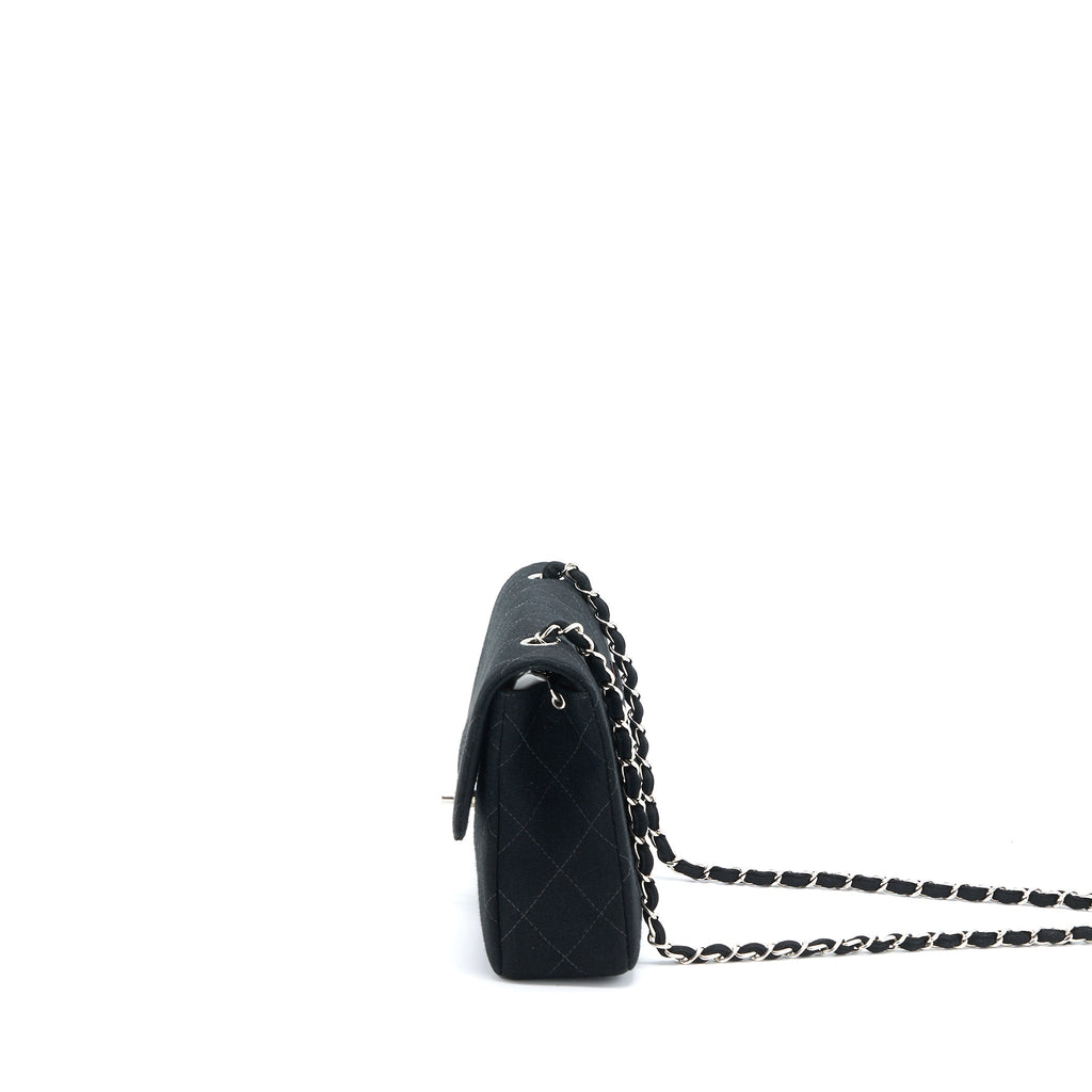 chanel-vintage-medium-single-flap-bag-fabric-black-shw