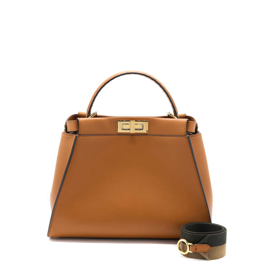 fendi-medium-peekaboo-bag-calfskin-caramel-ghw