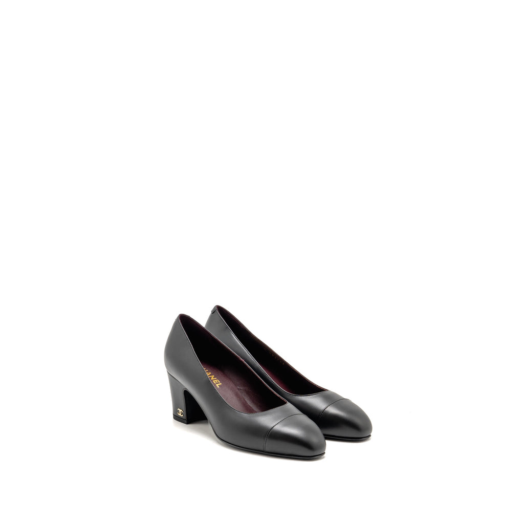 chanel-uniform-size-37-pumps-leather-black-ghw