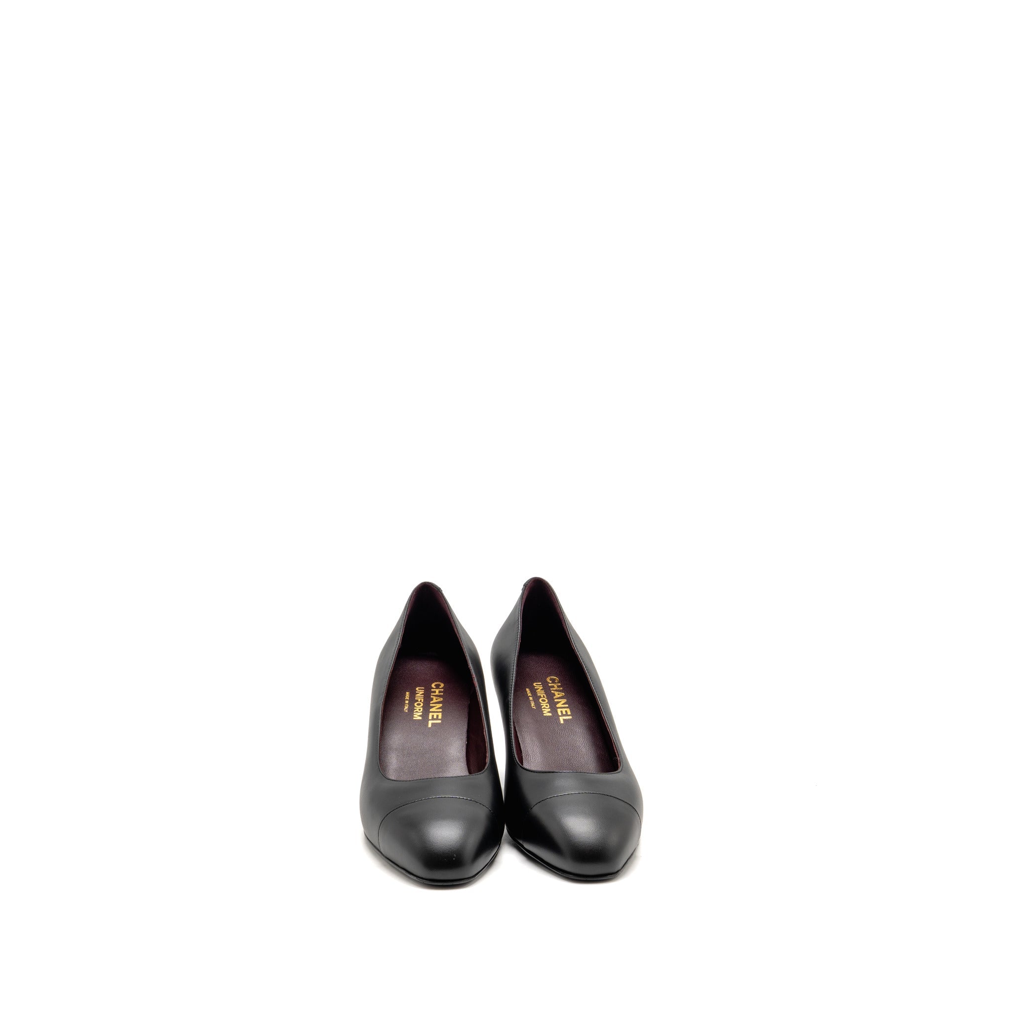chanel-uniform-size-37-pumps-leather-black-ghw