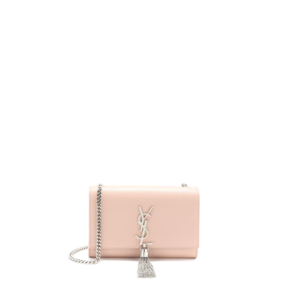 saint-laurent-kate-tassel-grained-calfskin-pink-shw