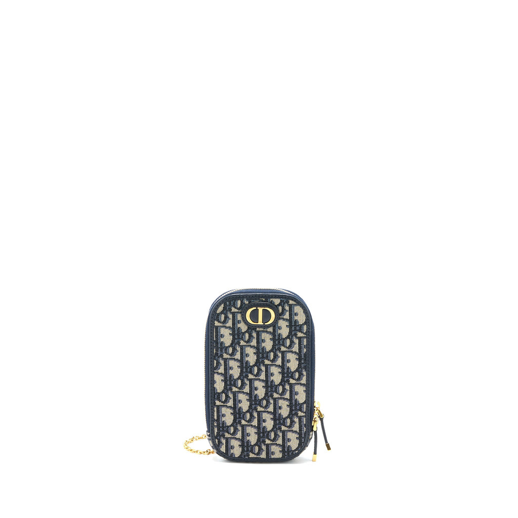 dior-montaigne-phone-holder-oblique-jacquard-blue-ghw