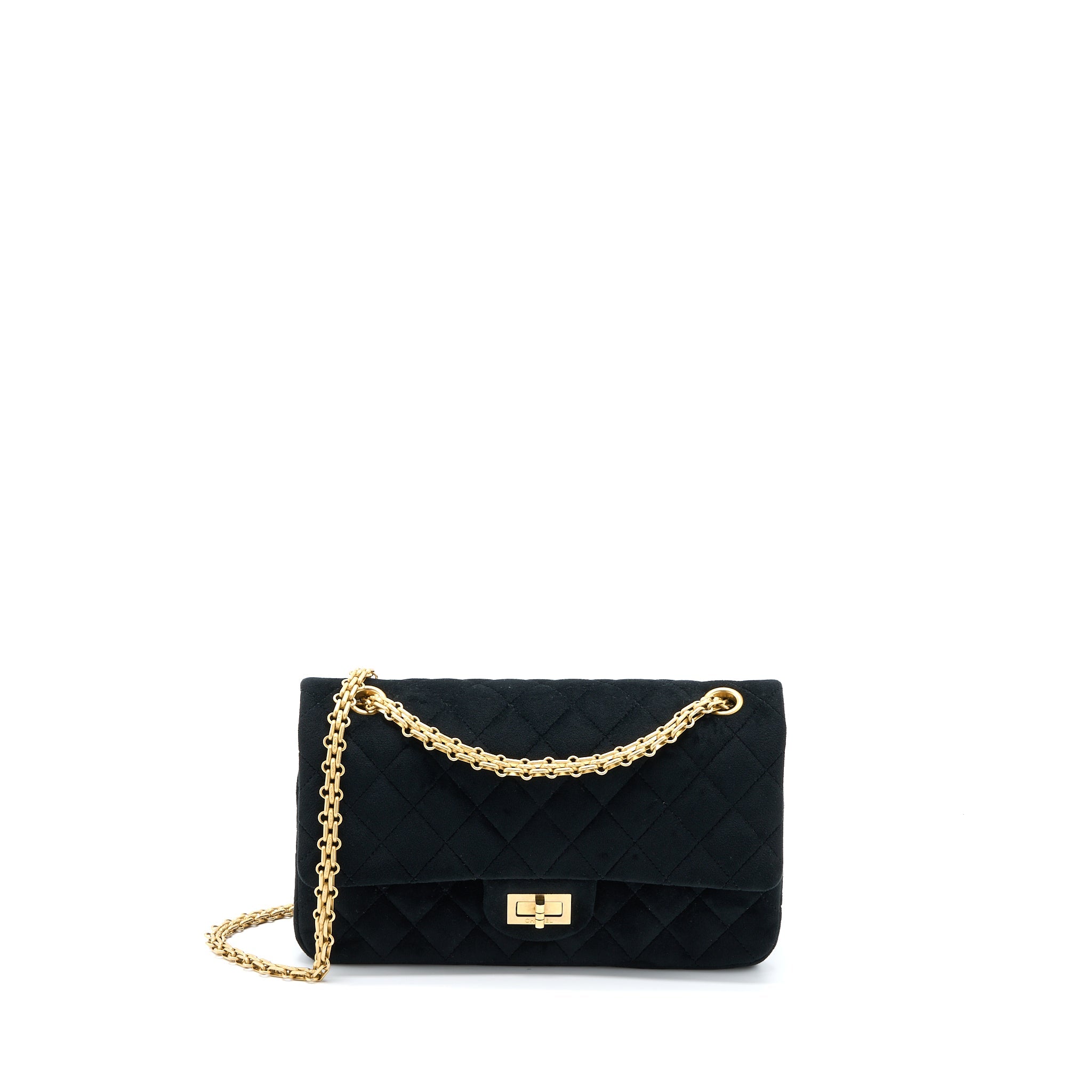 chanel-small-2-55-reissue-flap-bag-velvet-black-ghw