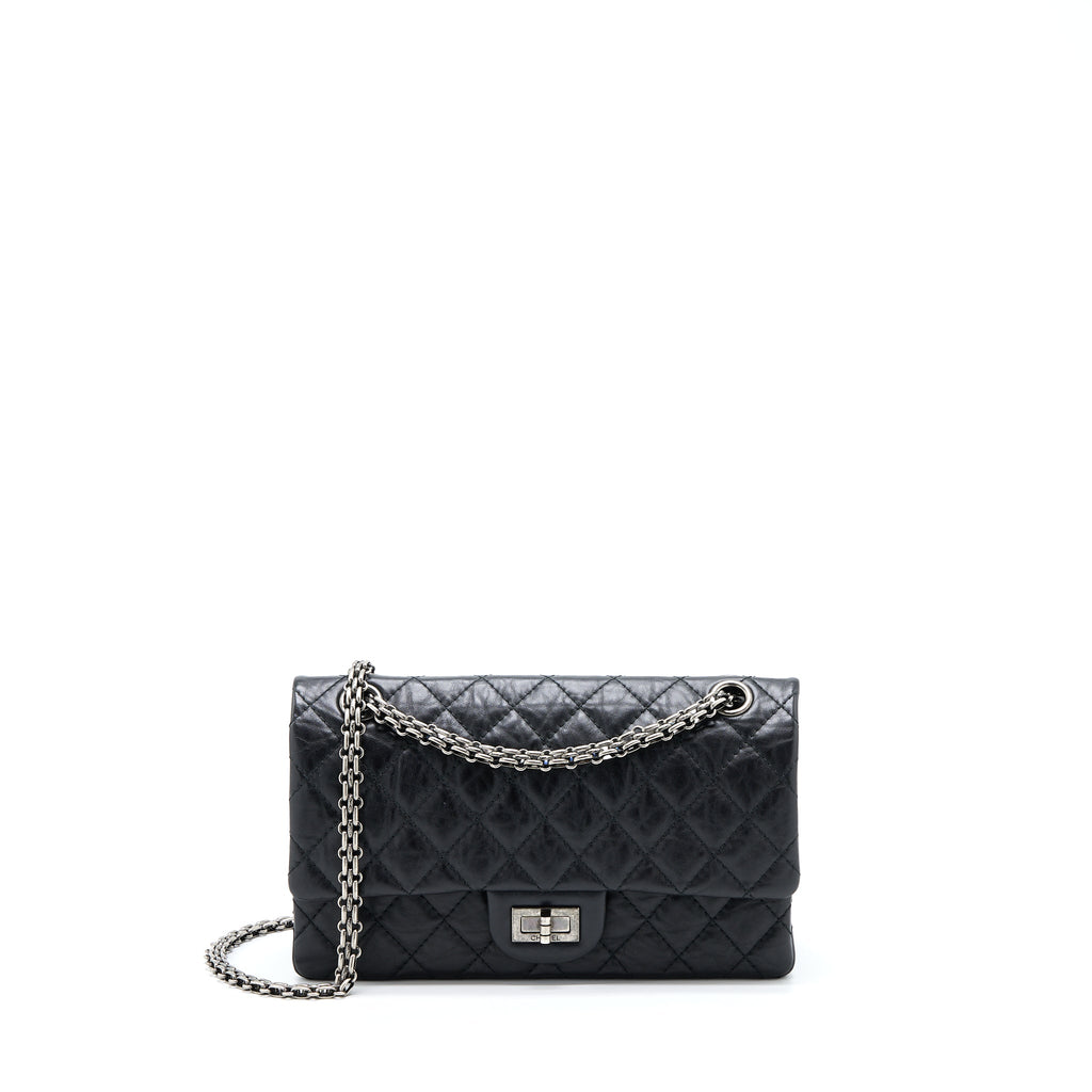 chanel-small-2-55-reissue-flap-bag-aged-calfskin-black-with-ruthenium-hardware