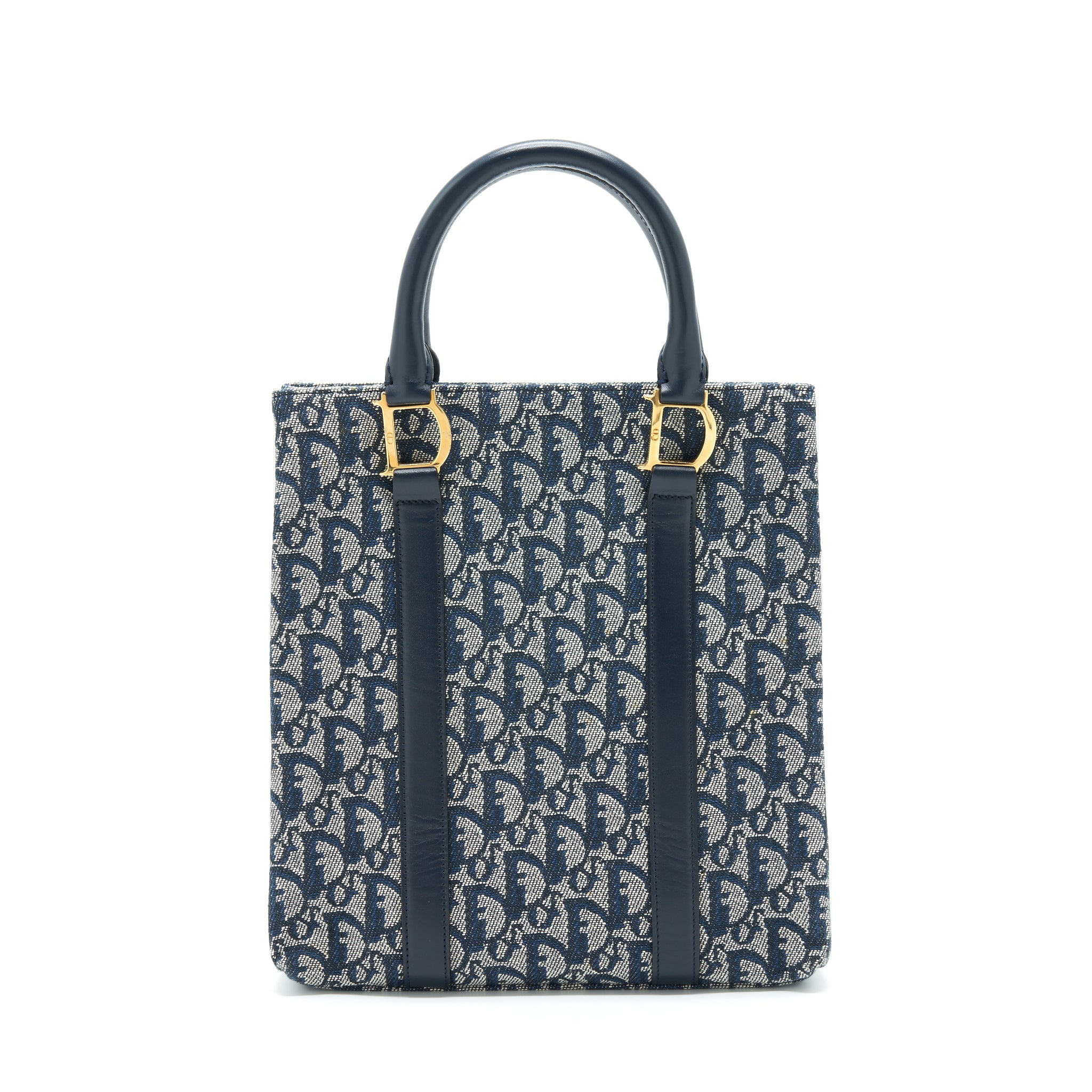 dior-vintage-tote-bag-oblique-canvas-ghw