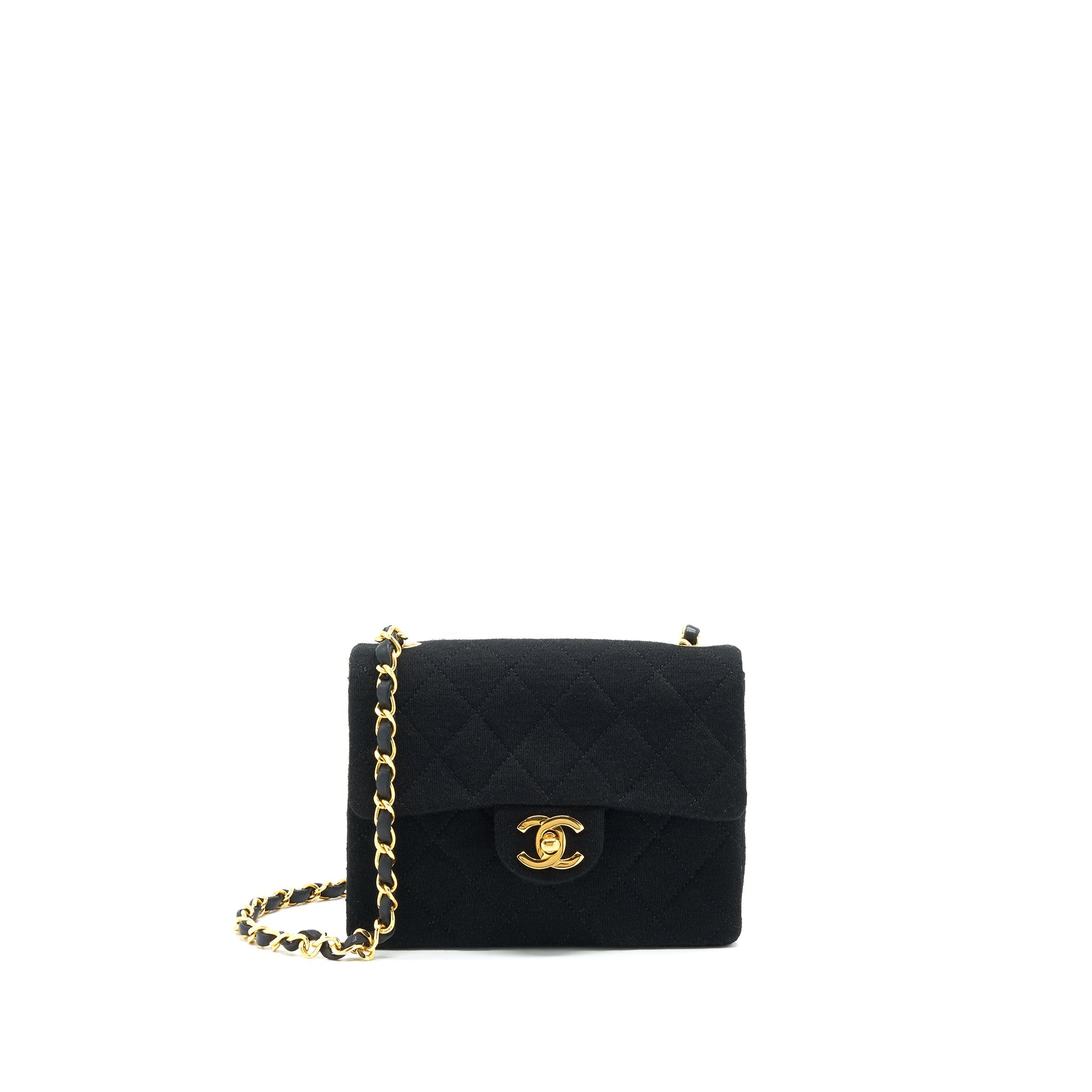 chanel-vintage-fabric-mini-square-flap-bag-black-ghw