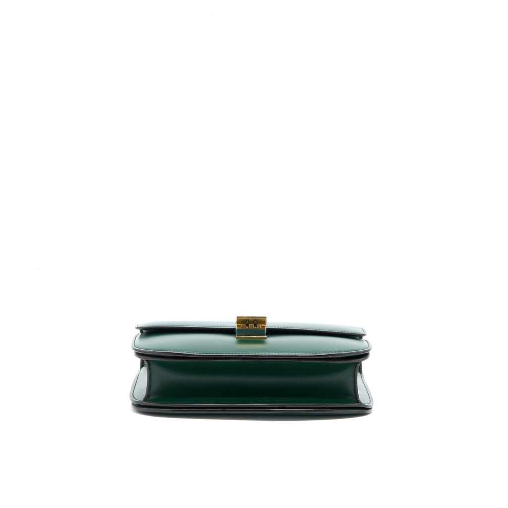 celine-medium-classic-box-bag-calfskin-green-ghw-1