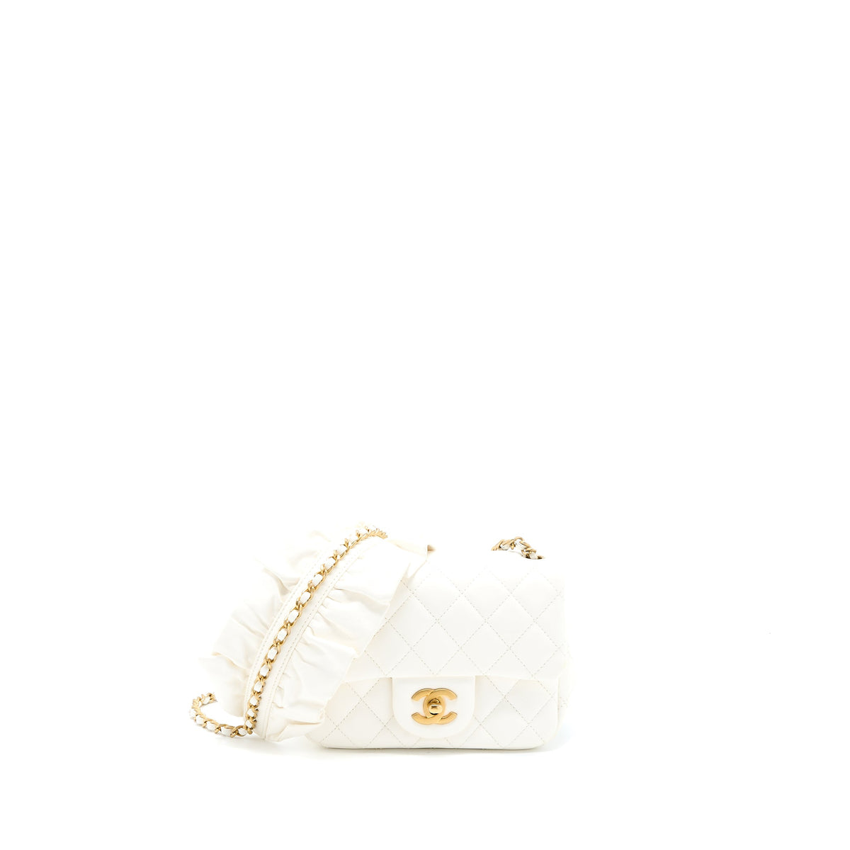 chanel-mini-square-flap-bag-with-detailed-ribbon-chain-lambskin-white-ghw