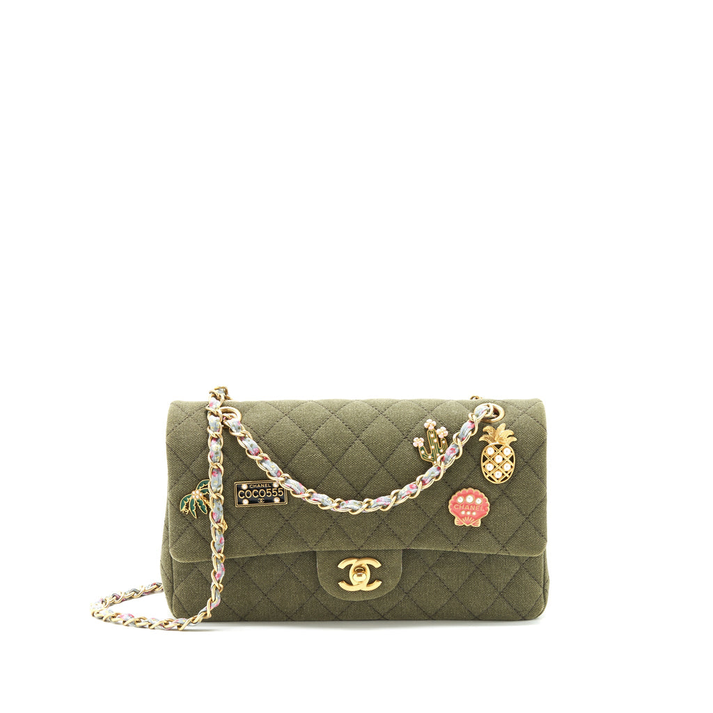 chanel-cuba-charms-classic-double-flap-bag-canvas