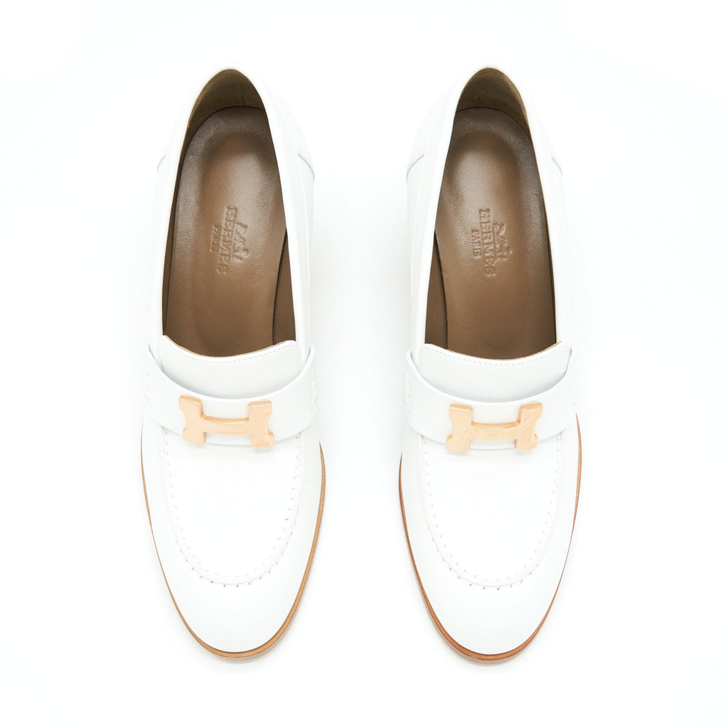 hermes-size-37-5-dauphine-70-loafer-blanc-rghw